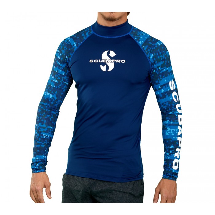 scubapro rash guard upf50 男款防晒上衣