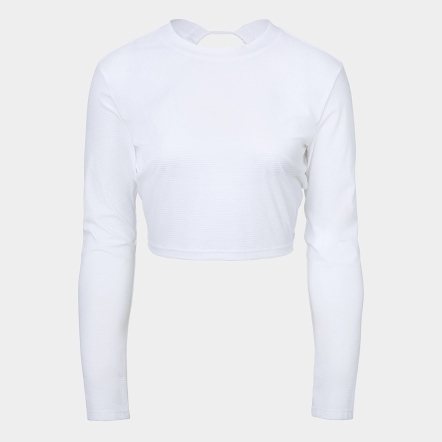 BARREL 航海露背綁帶短版泳裝上衣