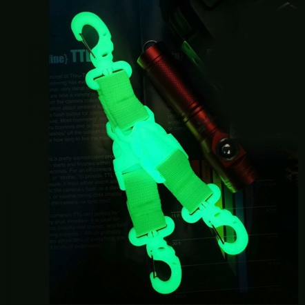 Glowdive 夜光蛙鞋扣［雙快卸扣］