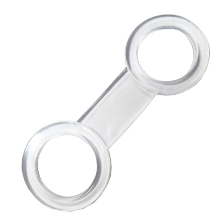 Saekodive PVC 呼吸管 8 字環［透明］