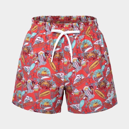 BARREL 女款熱帶花樣海灘褲
