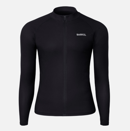 BARREL 男款素色拉鍊防曬衣