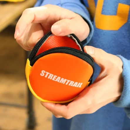 STREAM TRAIL 雙色零錢包