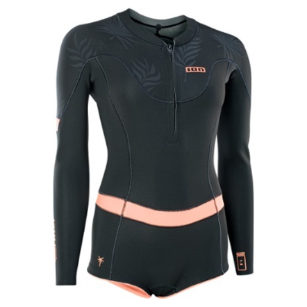 ION 女款長袖前拉鍊防寒衣