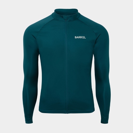 BARREL 男款單色防曬拉鍊上衣