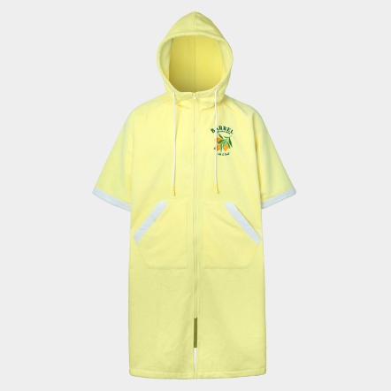 BARREL 單色拉鍊毛巾衣