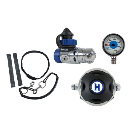 Halcyon 調節器氣瓶側掛套組［含一二級頭、單表、管、吊掛組］