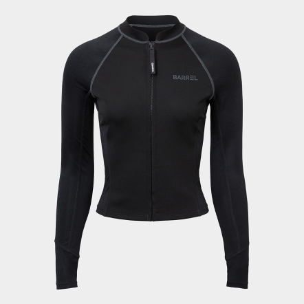 BARREL 女款薄防寒拉鍊上衣 1MM
