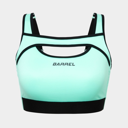 BARREL 女款動感線條泳裝上衣