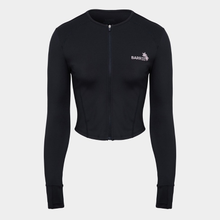 BARREL 熱帶短版拉鍊上衣