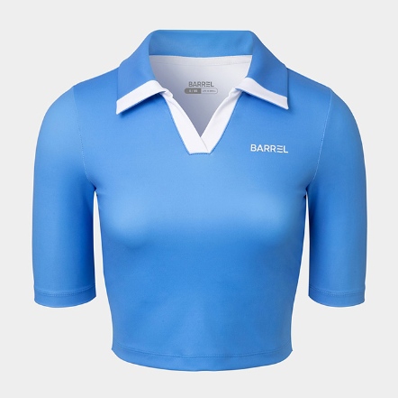 BARREL 航海POLO領五分袖防曬上衣 