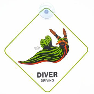 DiveInspire 車窗貼［老公公海蛞蝓］