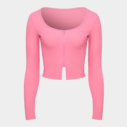 BARREL 航海羅紋短版拉鍊上衣