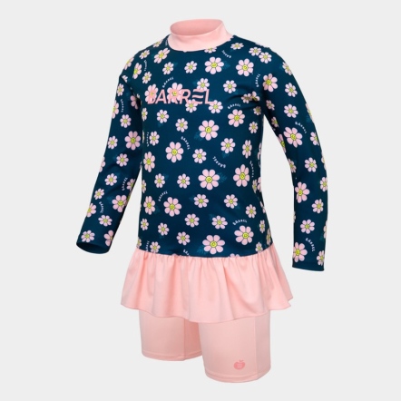 BARREL SUNSET 女童連身泳裝