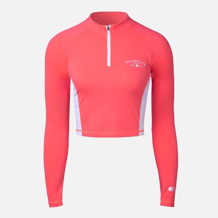 BARREL 女款短版拉鍊防曬衣