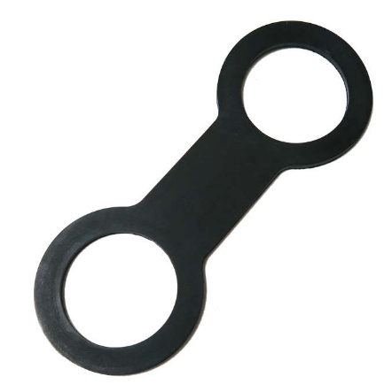 Saekodive 呼吸管８字環橡膠［黑色］