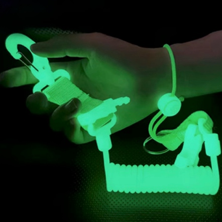 Glowdive 夜光TPU手繩［快卸彈性連接勾］