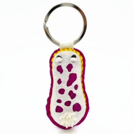 DiveInspire 鑰匙圈［紫色斑點海蛞蝓］