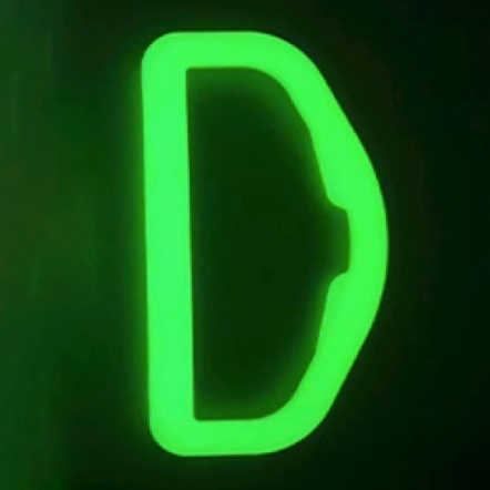 Glowdive 夜光D字扣