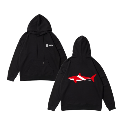 PADI 潛水旗大白鯊 帽T