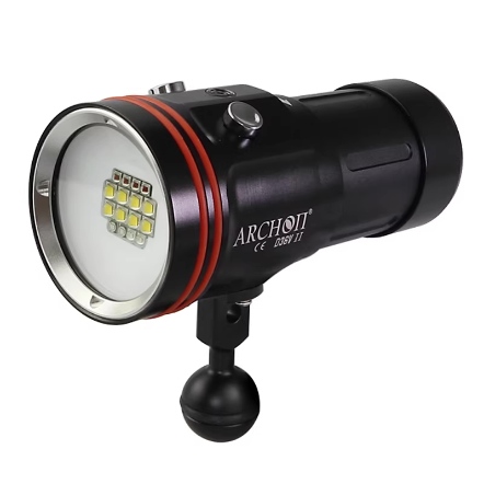 ARCHON奧瞳 D36V II 潛水攝影手電筒［6000流明］